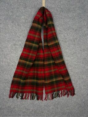 Johnstons of Elgin Lambswool Tartan Plaid Scarf Made in Scotland